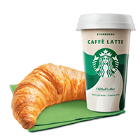 Bild Buttergipfel und Starbucks Chilled Coffee 22cl (nur bis 11 Uhr)