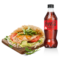 Image Hot Pita & Coca-Cola, Fanta, Sprite 50cl
