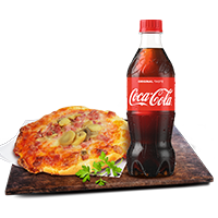 Bild Pizzetta Capricciosa & Coca-Cola 45cl