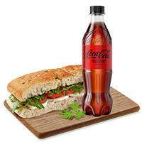 Image TRULY GOOD Focaccia & Coca-Cola 50cl